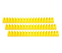 Пластиковые пружины 6 мм, желтый, Bulros, 100 шт.
